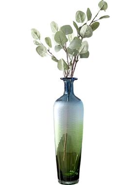 欧式风简约透明人造水晶餐桌花瓶