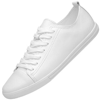 女软牛皮小白鞋男夏款春季