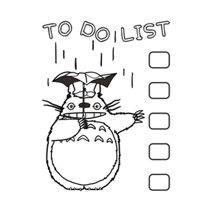 龙猫TO DO LIST 打卡 待办事项 时间管理 手帐 手账图章 光敏印章