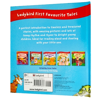 比利羊 原版英文故事书 The Three Billy Goats Gruff Ladybird First Favourite Tales 小飘虫童话读本 小初文学 大音