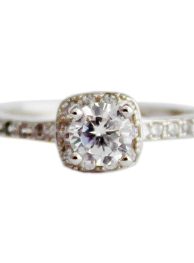 轻奢风八心八箭婚礼仪式戒指新品