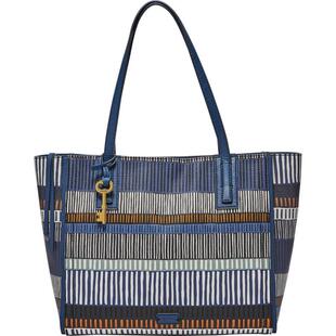 Fossil 女包中号单肩包托特包条纹个性 美国直邮 CT39-334871
