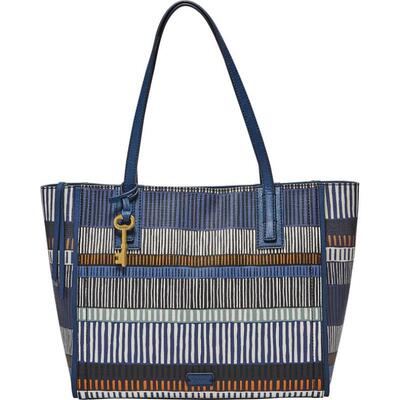 Fossil 女包中号单肩包托特包条纹个性 美国直邮 CT39-334871