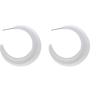 韩国气质复古夸张耳环女C形半圆个性耳钉耳饰时尚百搭潮人耳坠女