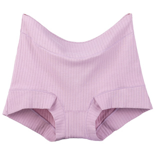 加大码女士平角内裤女纯棉胖mm 200斤胖子四角打低齐腿平脚短裤头