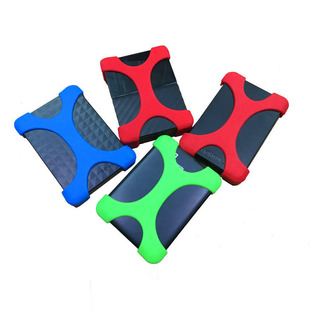 捷纳 适用于WD西数希捷东芝三星2.5寸移动硬盘硅胶套硬盘包保护套