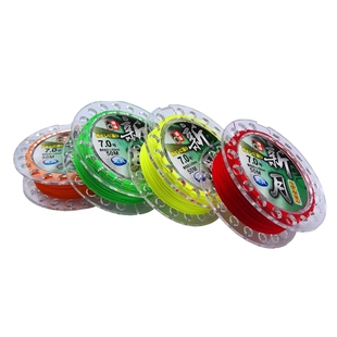 绑爆炸钩鱼线过胶线翻板鱼钩线串钩水怪鲢鳙钓组加粗防咬绑钩红绳