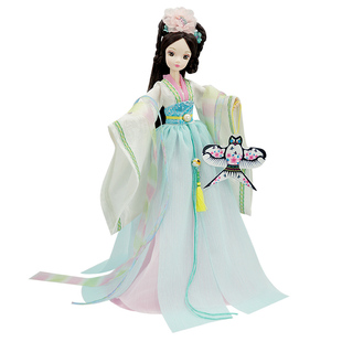 可儿娃娃古装头饰材料包古风古代娃娃配饰花片花托DIY套装粘土