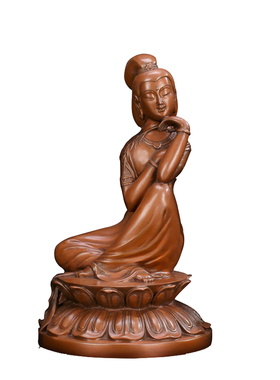 匠泽铜魂思维菩萨供奉保平安佛像