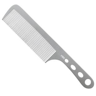 发型师专业剪发梳钢梳子超薄平头梳男发梳理发店专用钢梳美发尖尾