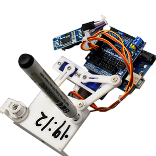 plotclock机械手 写字机器人数字绘图arduino套件 创客 diy制作