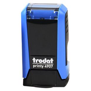 trodat卓达姓名印章按压式自带印台护士老师印章个人名字章4907签名章卓达迷你手写翻斗印手写个性签名小印章