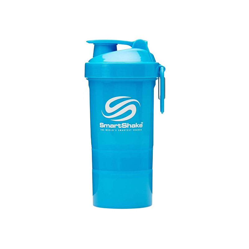 美国精灵Smart Shake带刻度粉槽药格运动健身蛋白粉摇摇杯奶昔杯