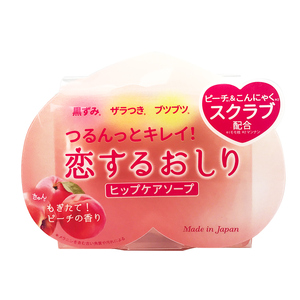 日本进口沛丽康去角质桃子晶体皂