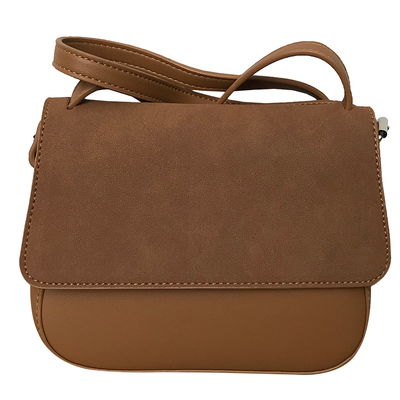 复古超火春季新款磨砂翻盖单肩包