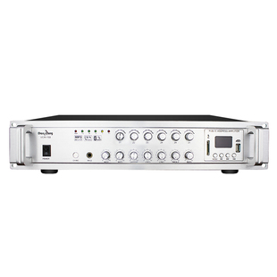 定压功放机250w大功率蓝牙学校园公共广播系统六分区扩音器功放机