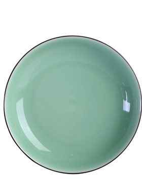 朵古 青瓷东之韵7.8寸深盘水果盘家用汤菜盘简约轻奢陶瓷餐具
