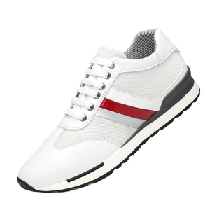 透气运动网鞋男青年内增高男鞋轻便百搭休闲鞋隐形增高8cm软底鞋