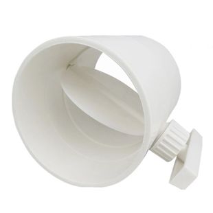 pvc管道风量调节阀手动开关阀门止回阀100圆形排风管蝶阀风阀150