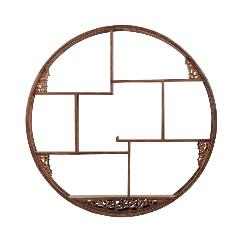中式房间装饰品墙面壁挂墙上花架
