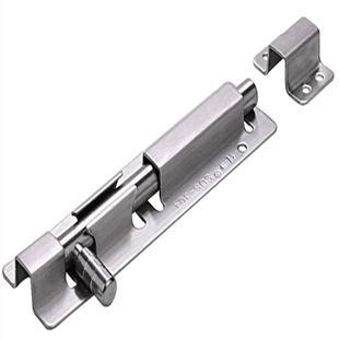 不锈钢插销304门栓防盗门地插木门窗门扣明装加厚加长老式门插销