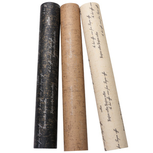 复古黑色咖啡色英文字母墙纸网红服装店壁纸非自粘店铺装修背景墙