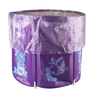 浴桶一次性泡澡袋圆形圆桶沐浴袋洗澡袋子木桶折叠塑料膜套袋家用