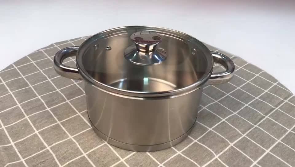 China Manufacturer 5pcs Stainless Steel Amc Cookware Sets Cheap For