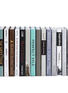 现代杂志假书摄影咖啡厅网吧摆件