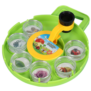 昆虫观察盒放大镜儿童科学小实验中班玩具幼儿园大科学区区域材料