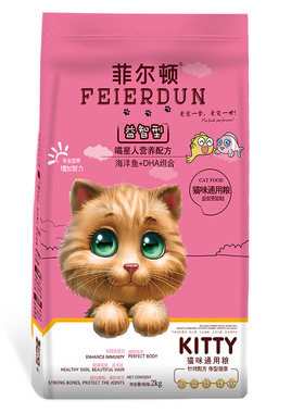 菲尔顿海洋鱼味美毛通用流浪猫
