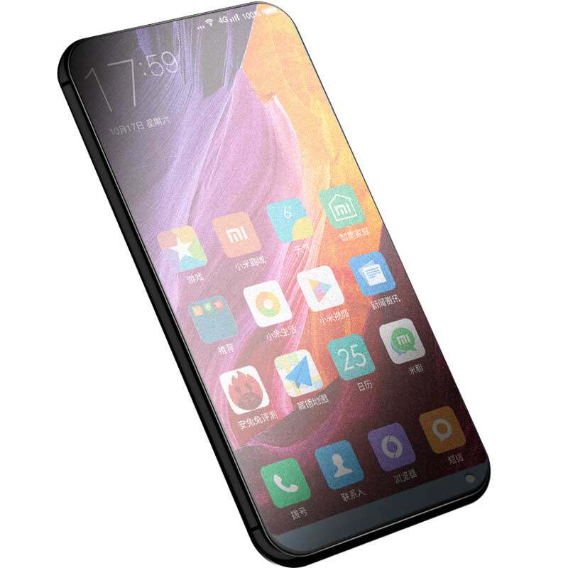 小米mix2钢化膜全屏米无白边刚化
