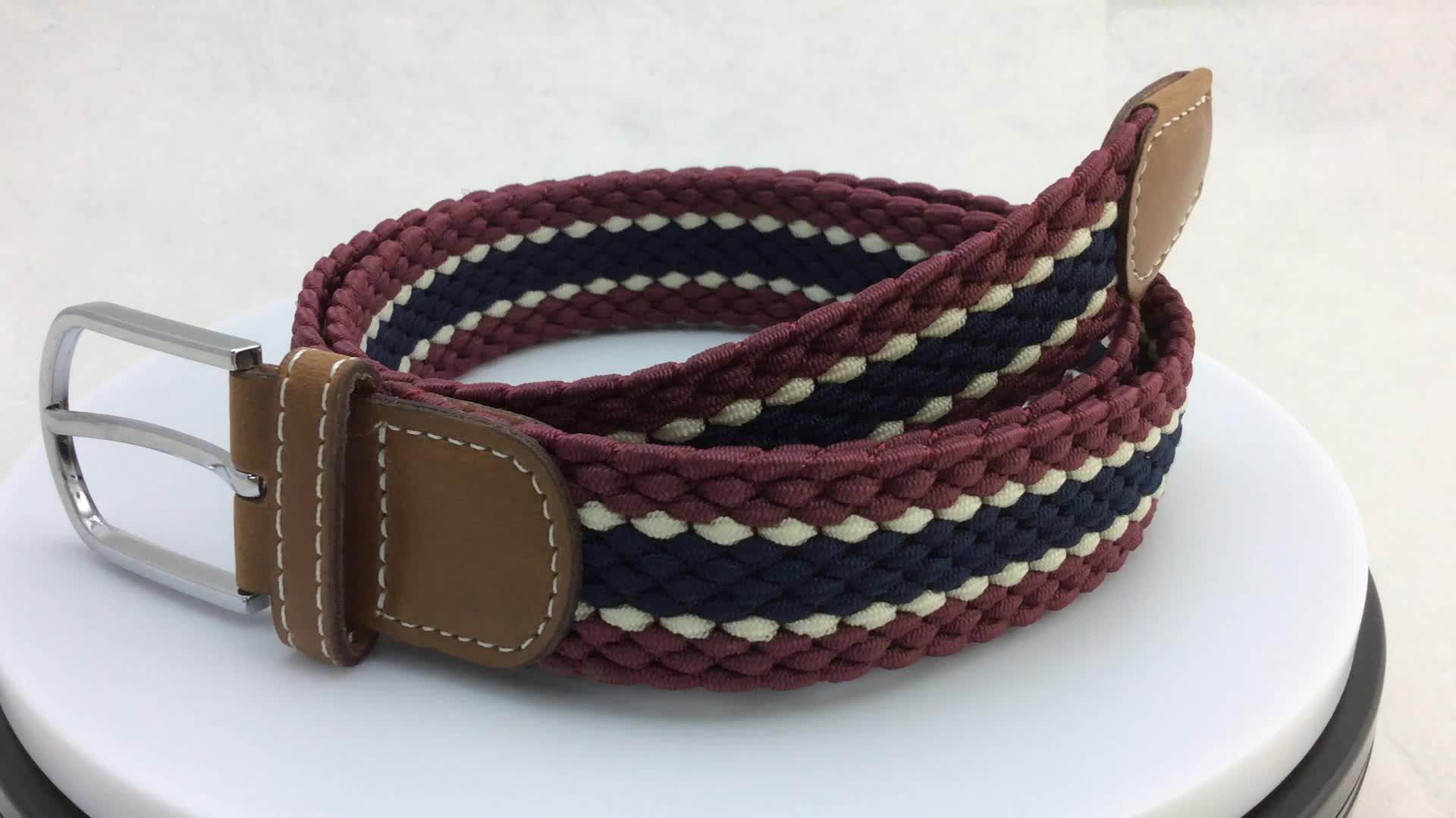 New Fashion Blue Mens Cotton Belts Elastic Belt Buy Cotton Belt