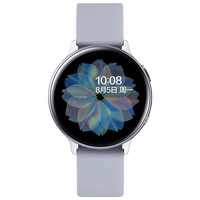 三星手表Galaxy Watch Active2 水星黑 智能电话手表 运动健身教练+蓝牙电话+50米防水+移动支付 44mm铝制