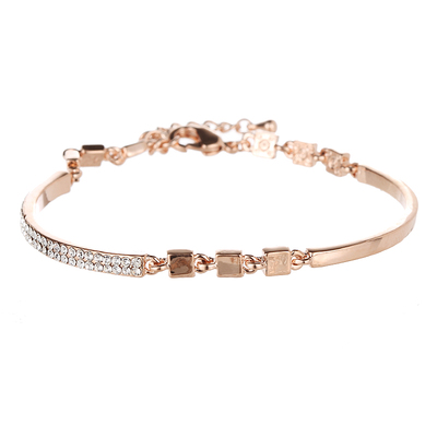 韩版玫瑰金冷淡风手链森系手镯