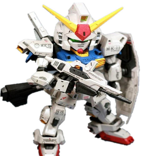 SD高达系列RX-178MkII3d纸模型DIY手工手工纸模纸模摆件玩具