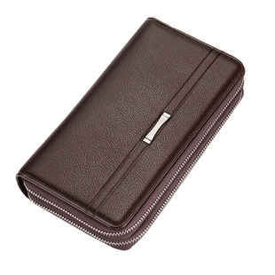 新款特价钱包男包男士手包软皮手拿包男 大容量手抓包长款双拉链
