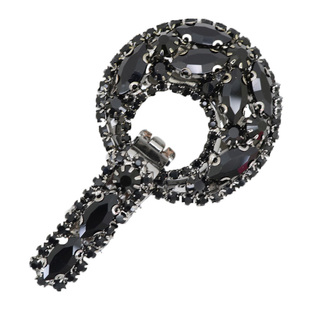 鸭嘴扣皮草貂皮裘皮装饰领口的大衣扣子水貂貂扣奢华配饰纽扣