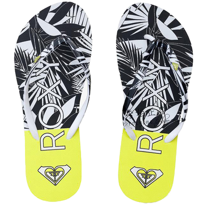 防滑耐磨平底ROXY拼色女士人字拖