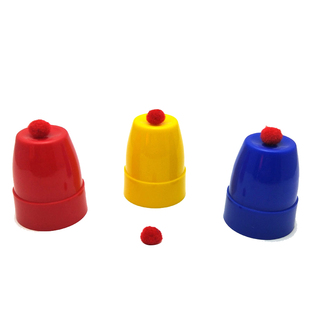 三仙归洞 三杯魔球 儿童魔术道具舞台近景 学校才艺演出表演玩具