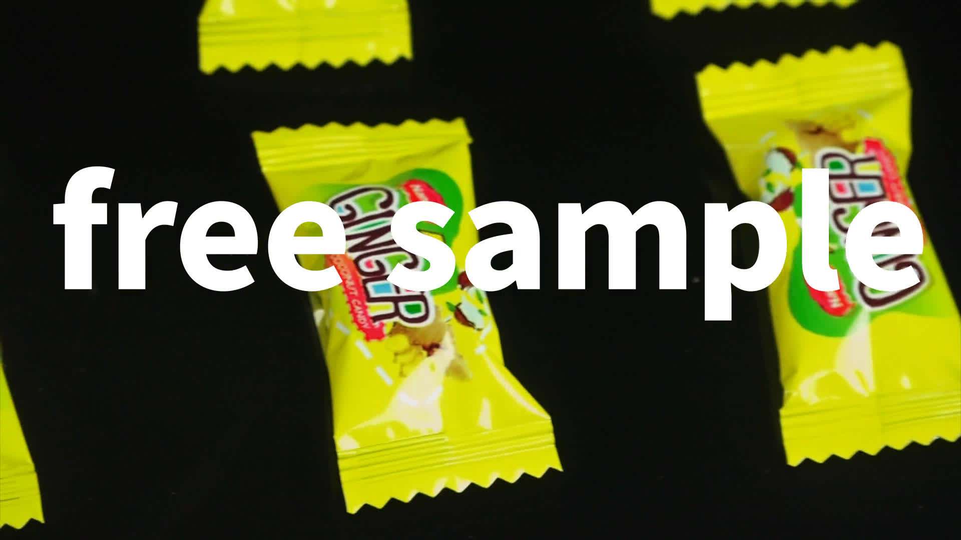 Wholesale Halal Hard Confectionery Chinese Sweet Ginger Coconut Candy