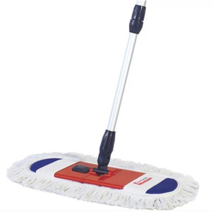 伊司达45CM绵纱脚踏式可脱式平板拖ES9833 折叠套布拖把 尘推墩布