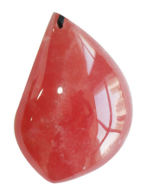 阿根廷原矿随形无染色红纹石吊坠