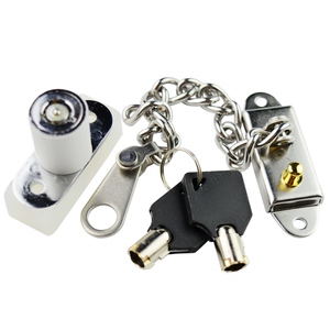 迪福德塑钢窗锁铝合金窗防盗锁儿童安全锁平开窗户防护链条防坠楼