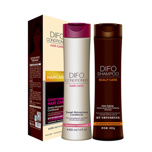 difo笛梵强韧净透洗发水蜗牛滤液补水修护发膜洗护套装正品