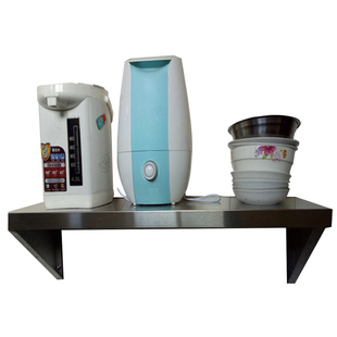 定做不锈钢壁挂墙架置物架墙壁架吊架子饭店厨房微波炉架单层隔板