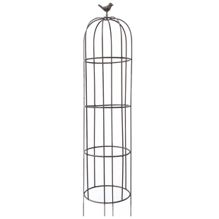 玫瑰月季花架铁线莲爬藤架花盆植物攀爬支架杆花艺架子铁艺小鸟笼