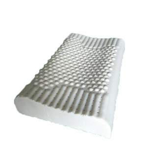 波浪形舒适乳胶枕头 颈椎枕按摩枕保健枕 天然乳胶枕泰国进口橡胶