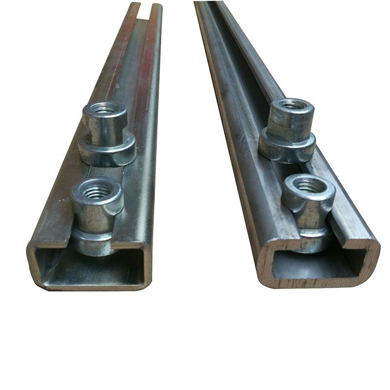 重型镀锌轨道c型钢 304不锈钢定制 c型管夹导轨槽钢滑轨槽固定卡