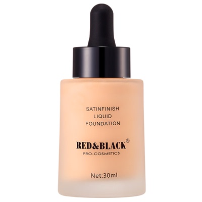 红与黑正品丝滑粉底液女持久遮瑕控油干皮防水保湿学生影楼化妆师